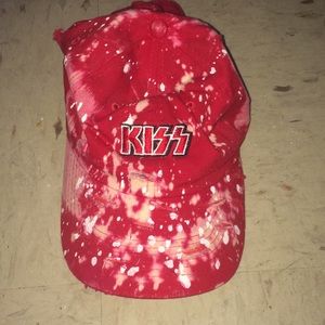 KISS red dad hat